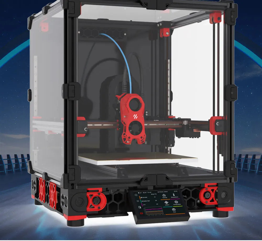 FYSETC Voron 2.4 R2 Pro CoreXY Kit 350mm with Stealthburner CNC VORON TAP CNC X-axis Hollow Rail HDMI5 Screen 3D Printing Parts