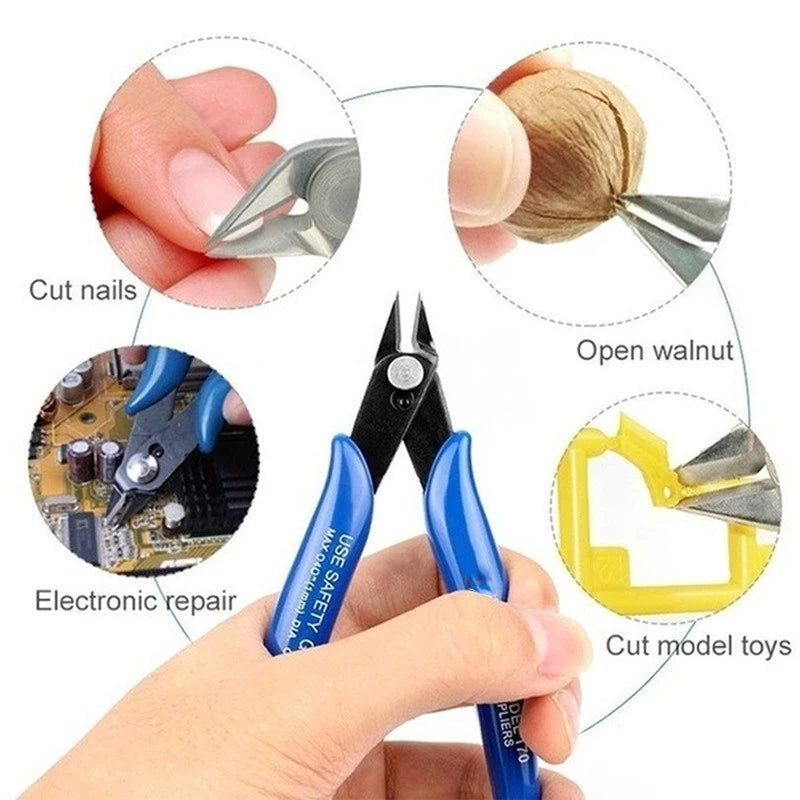 1 PCS Mini Nose Cutting Plier Electrical Wire Cable Cutter  Metal Side Snips Flush Pliers Convenient Durable Tool