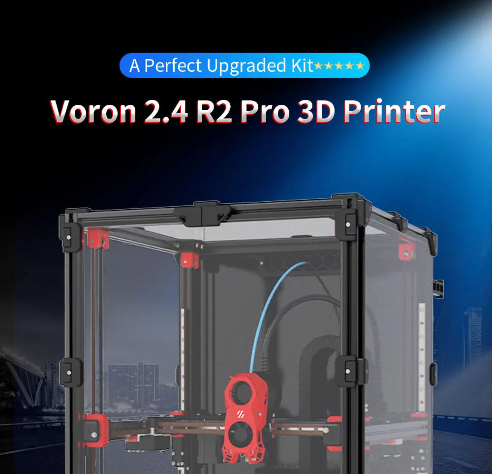 FYSETC Voron 2.4 R2 Pro CoreXY Kit 350mm with Stealthburner CNC VORON TAP CNC X-axis Hollow Rail HDMI5 Screen 3D Printing Parts