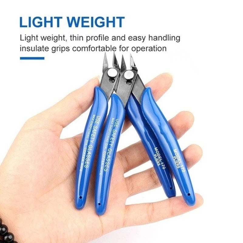 1 PCS Mini Nose Cutting Plier Electrical Wire Cable Cutter  Metal Side Snips Flush Pliers Convenient Durable Tool