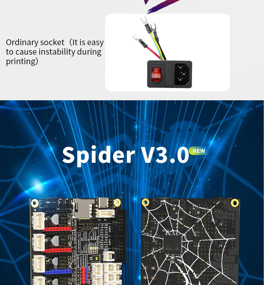 FYSETC Voron 2.4 R2 Pro CoreXY Kit 350mm with Stealthburner CNC VORON TAP CNC X-axis Hollow Rail HDMI5 Screen 3D Printing Parts