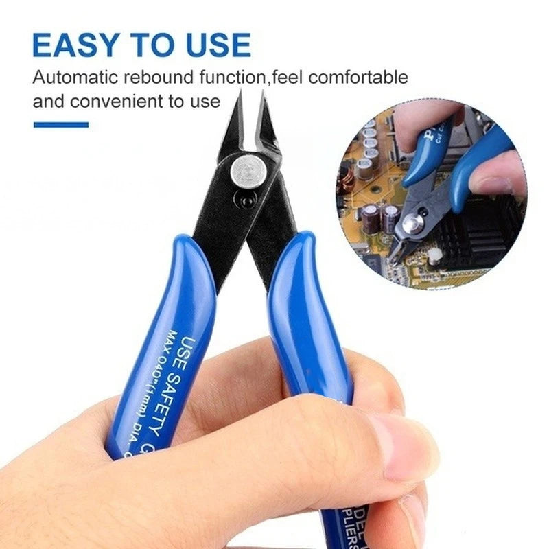 1 PCS Mini Nose Cutting Plier Electrical Wire Cable Cutter  Metal Side Snips Flush Pliers Convenient Durable Tool