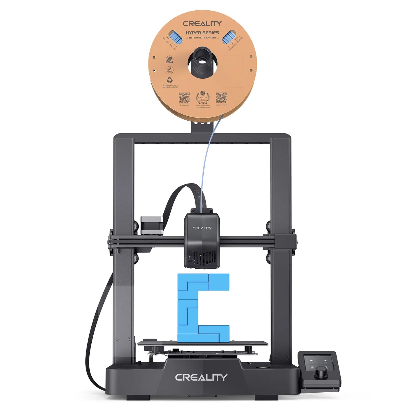 Creality 3D Ender-3 V3 SE Printer Sprite Direct Extrusion 250mm/S Faster Printing Speed Dual Z-Axis IU Display CR Touch Y Optica